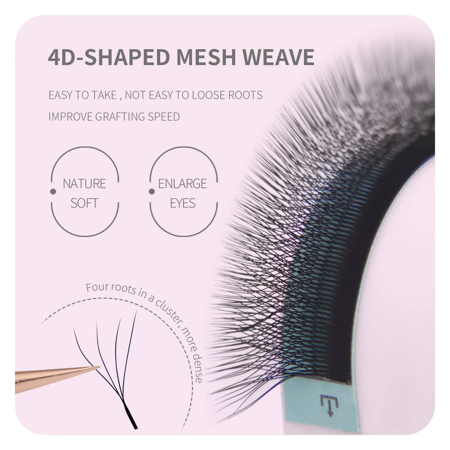 ANNAFRIS Premade Volume Fan YY 3D 4D 5D W-Shaped Eyelash Extensions - Natural Soft Full Dense Mink Lashes for Professional Salon Use - Image 5