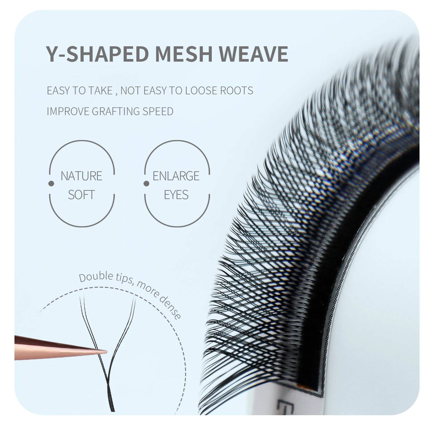 ANNAFRIS Premade Volume Fan YY 3D 4D 5D W-Shaped Eyelash Extensions - Natural Soft Full Dense Mink Lashes for Professional Salon Use - Image 3
