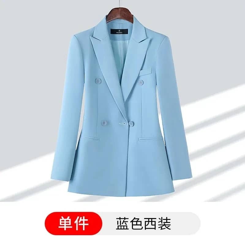 2025 Spring Autumn Women's Blazer Jacket - Temperament Joker Long-Sleeved Professional Lady Leisure Outerwear Coat for Versatile Style - Image 5