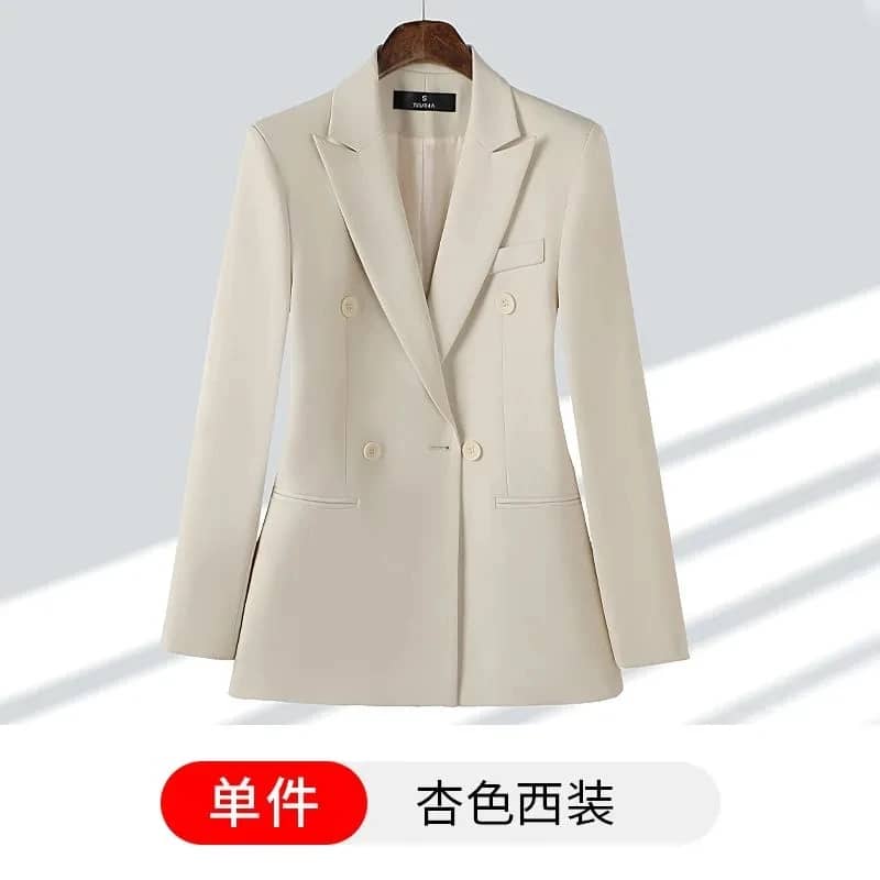 2025 Spring Autumn Women's Blazer Jacket - Temperament Joker Long-Sleeved Professional Lady Leisure Outerwear Coat for Versatile Style - Image 6