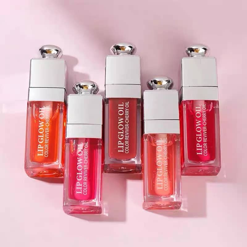 Moisturizing Lip Balm Oil Gloss for Plumping & Exfoliating Lips - Original Pink Formula for Soft, Smooth, Hydrated Lips - Image 1