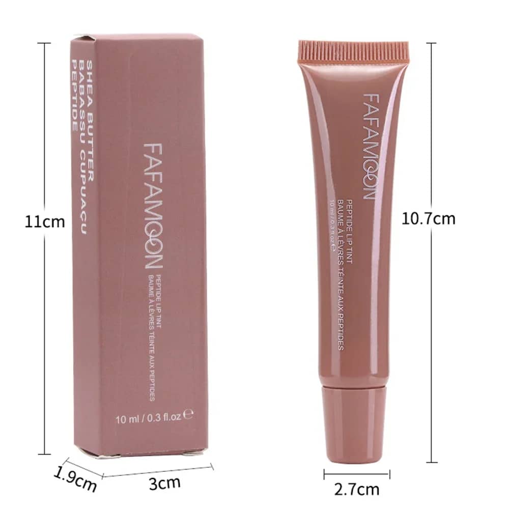 Moisturizing Transparent Lip Gloss Oil - Nude Brown Plumping Effect, Soft Tube Mirror Finish, Beauty Cosmetics Makeup for a Natural Look - Image 6