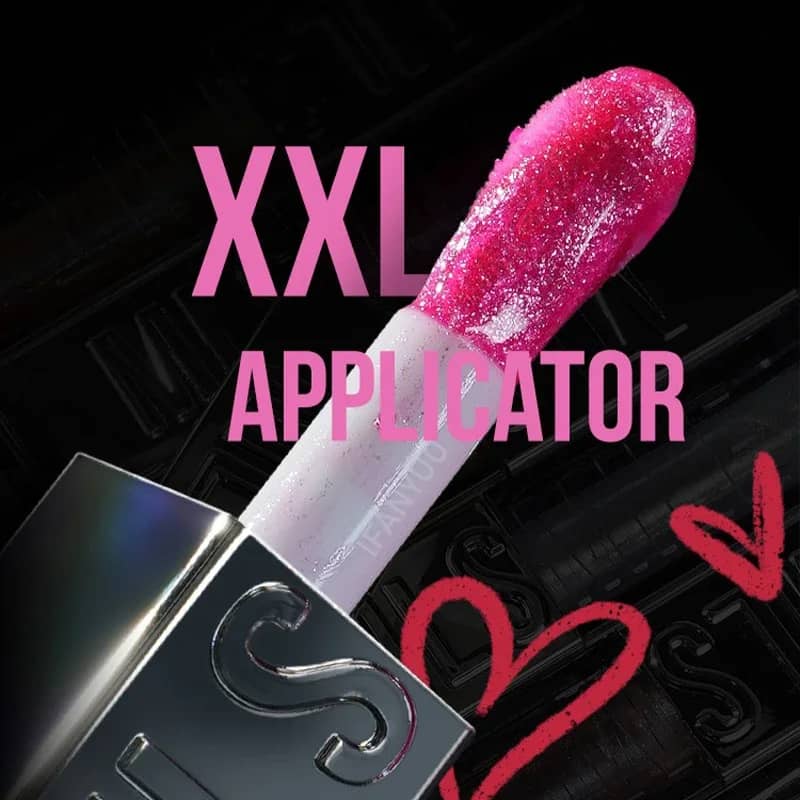 Sparkling Diamond Liquid Lip Gloss with Shimmer and Glitter, Big Brush Plumper Oil for a High-Gloss, Pearly Finish - 6 Colors Available - Image 4