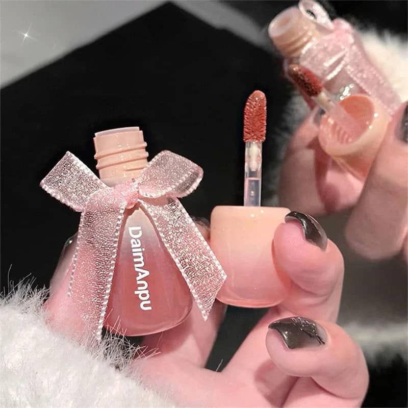 Jelly Glass Lip Gloss Moisturizing Tint Mirror Waterproof Non-stick Cup Solid Lipstick Cosmetic for All Occasions - Image 4