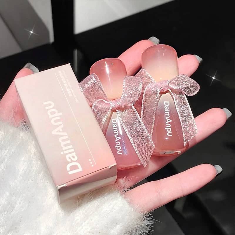 Jelly Glass Lip Gloss Moisturizing Tint Mirror Waterproof Non-stick Cup Solid Lipstick Cosmetic for All Occasions - Image 5