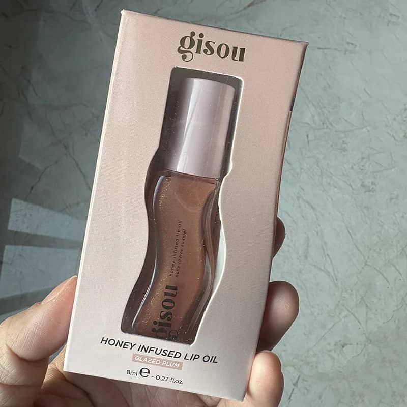 Gisou INS Popular Moisturizing Lip Balm Original Lip Oil for Lips, Plumping & Exfoliating Gloss - NEW Color - Image 5