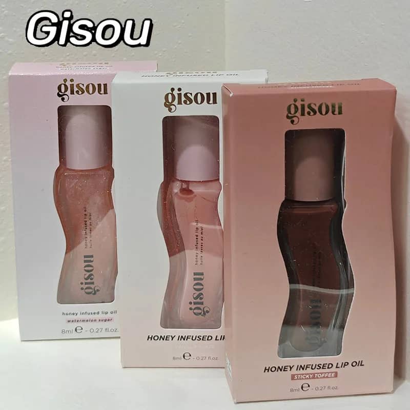 Gisou INS Popular Moisturizing Lip Balm Original Lip Oil for Lips, Plumping & Exfoliating Gloss - NEW Color - Image 1