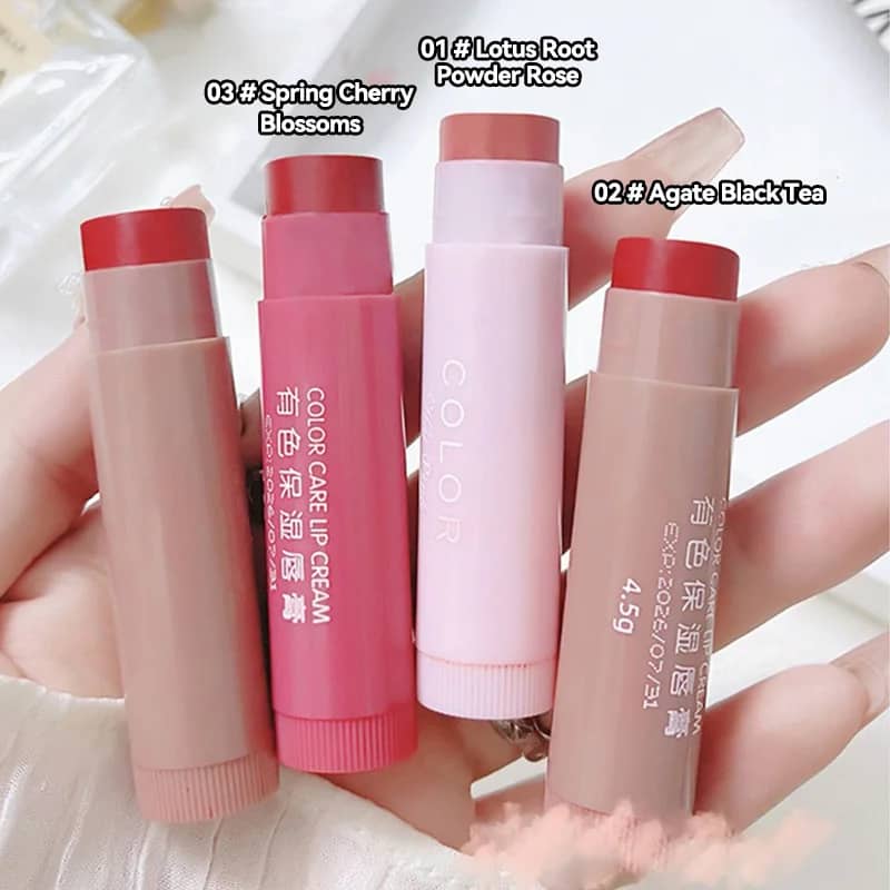 HAIPINK 3-Piece Tinted Moisturizing Lip Balm Set - Hydrating, Fade Lip Lines, Prevent Chapping, Natural Color for Daily Use - Image 5