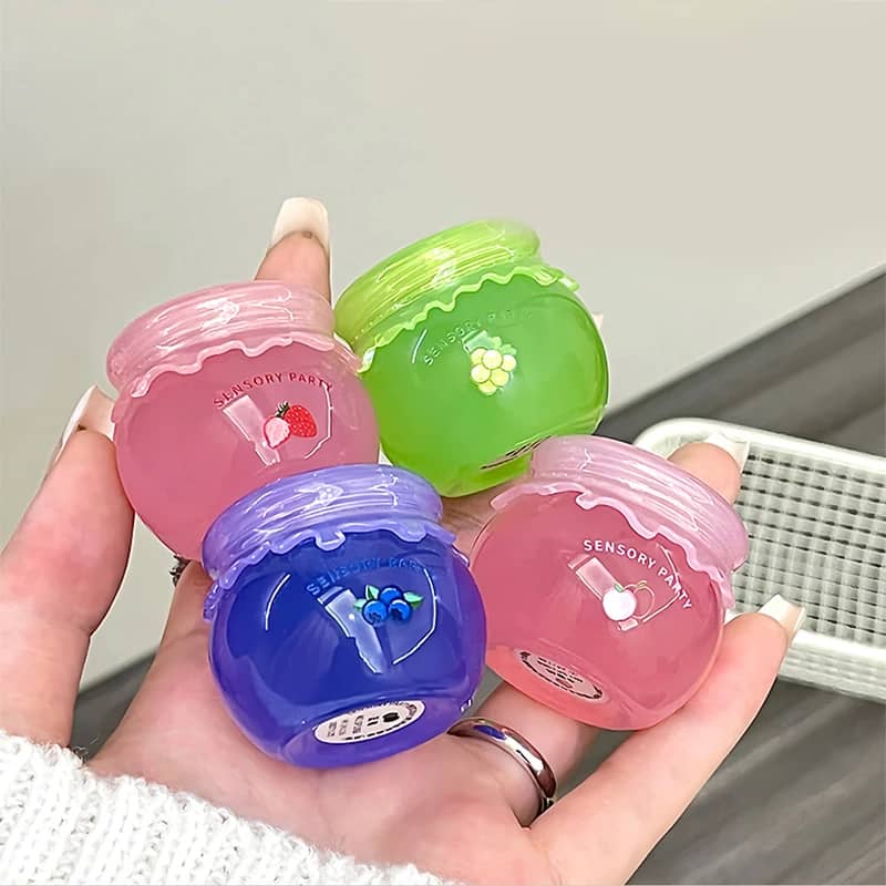 Sensory Party Hydrating & Brightening Lip Mask - Deep Moisture, Lip Wrinkle Reduction, 24-Hour Hydration Lip Oil for Soft, Plump Lips - Image 6