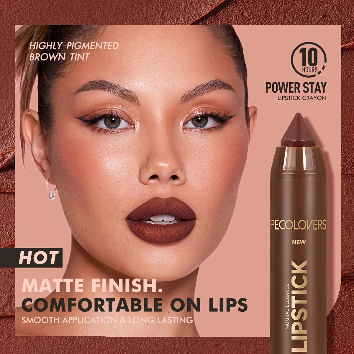 Velvet Matte Lip Liner Crayon Set - Waterproof Gradient Lipstick Pen for Contouring & Full Lip Makeup, Long-Lasting & Non-Sticky Formula, Mixed Color System - Image 5