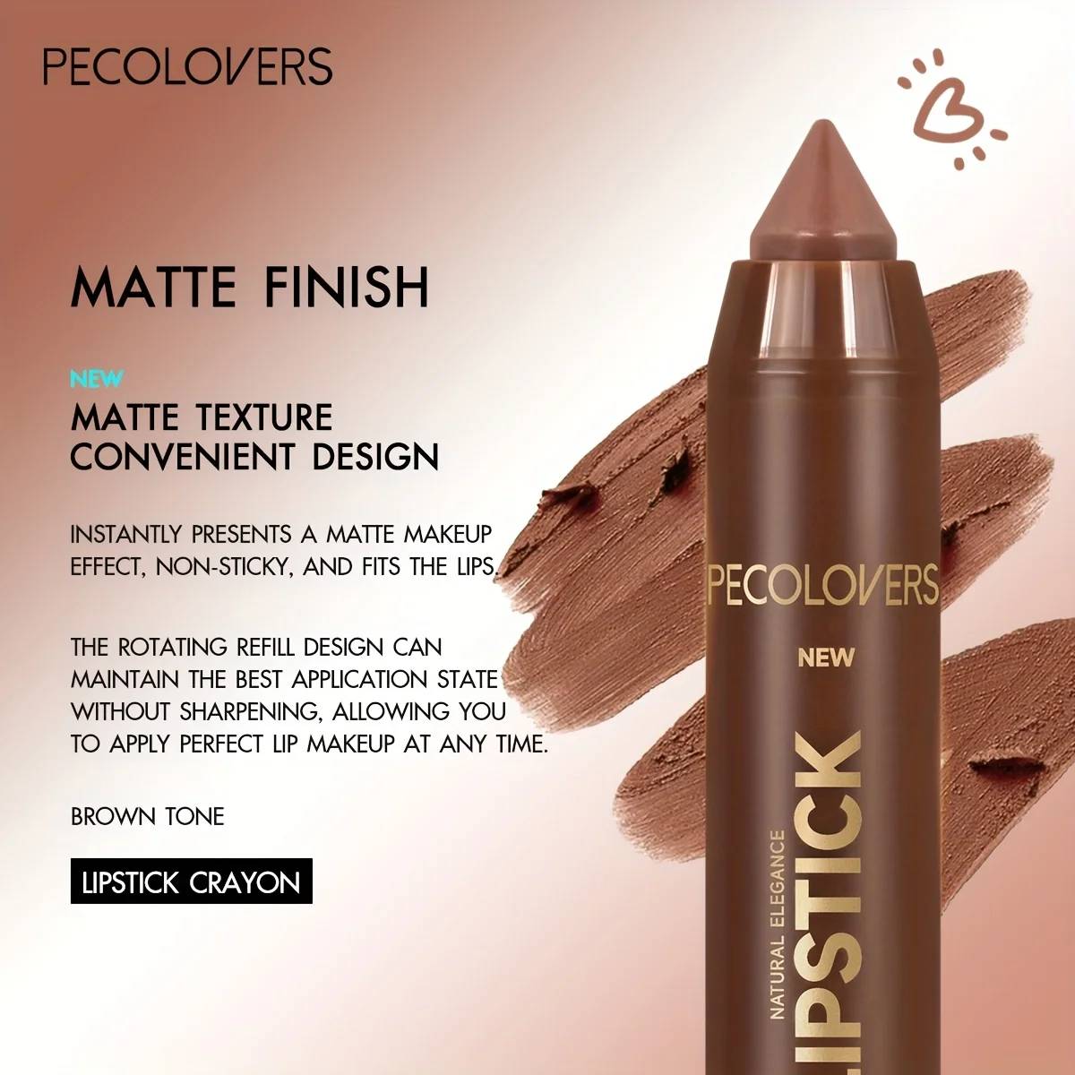 Velvet Matte Lip Liner Crayon Set - Waterproof Gradient Lipstick Pen for Contouring & Full Lip Makeup, Long-Lasting & Non-Sticky Formula, Mixed Color System - Image 3