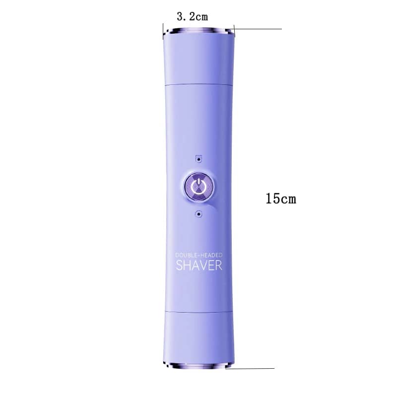 Rechargeable Electric Shaver for Women, Dual Head Bikini Trimmer, Wet & Dry Use, Cordless Personal Grooming Device - Image 6