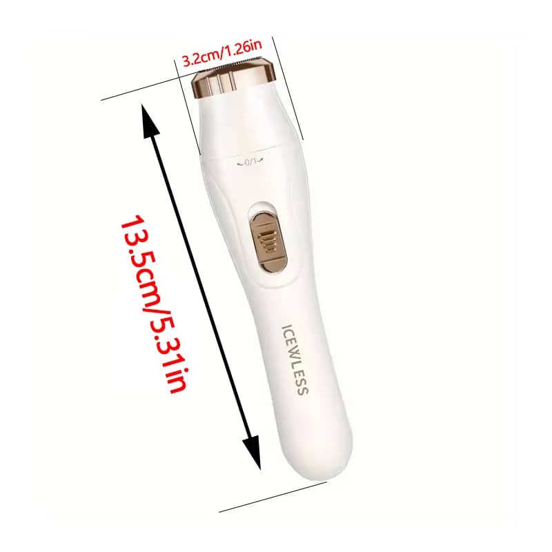 Women's Electric Shaver Waterproof Painless Hair Remover for Bikini, Body, Legs, Face, Underarms - Cordless & Rechargeable with Hypoallergenic Blades - Image 2