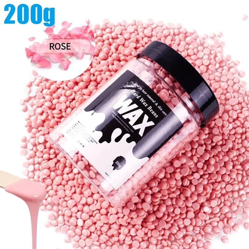 Professional Hard Wax Beans for Men & Women - 200g/400g Depilatory Wax Kit for Painless Full Body Hair Removal, Inhibits Growth, Gentle & Non-Irritating Formula - Image 4