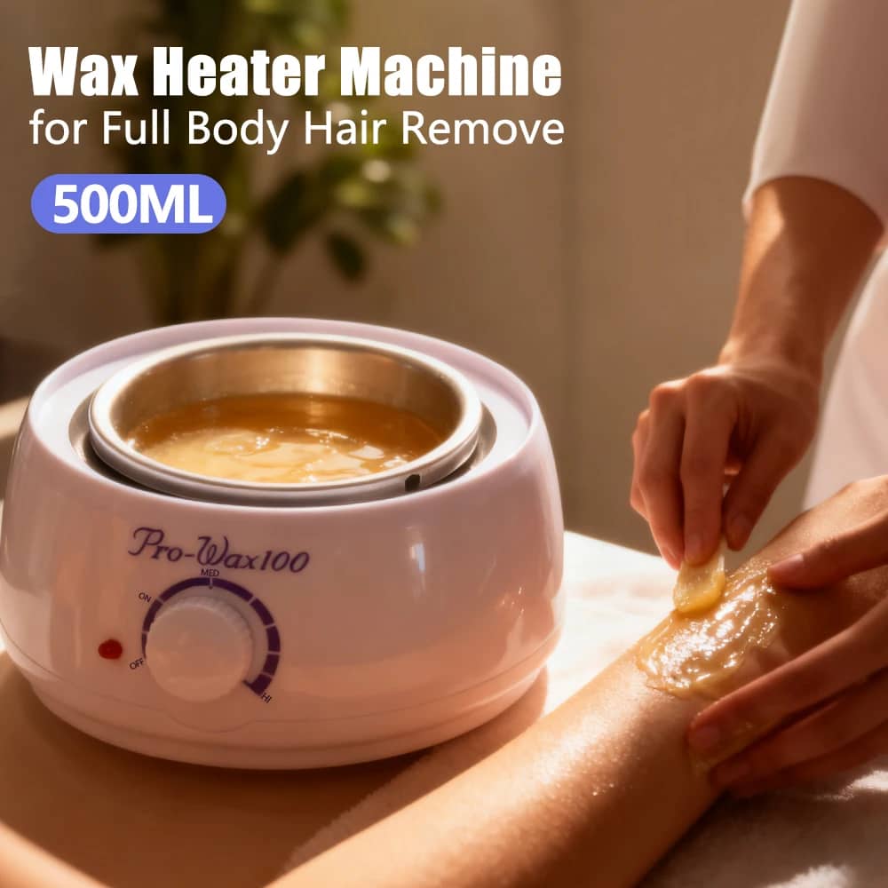 Professional Wax Warmer Heater for Hair Removal - Fast Heating Depilatory Epilator for Salon & Home Use, Melts Wax Beans & Paraffin - Image 4