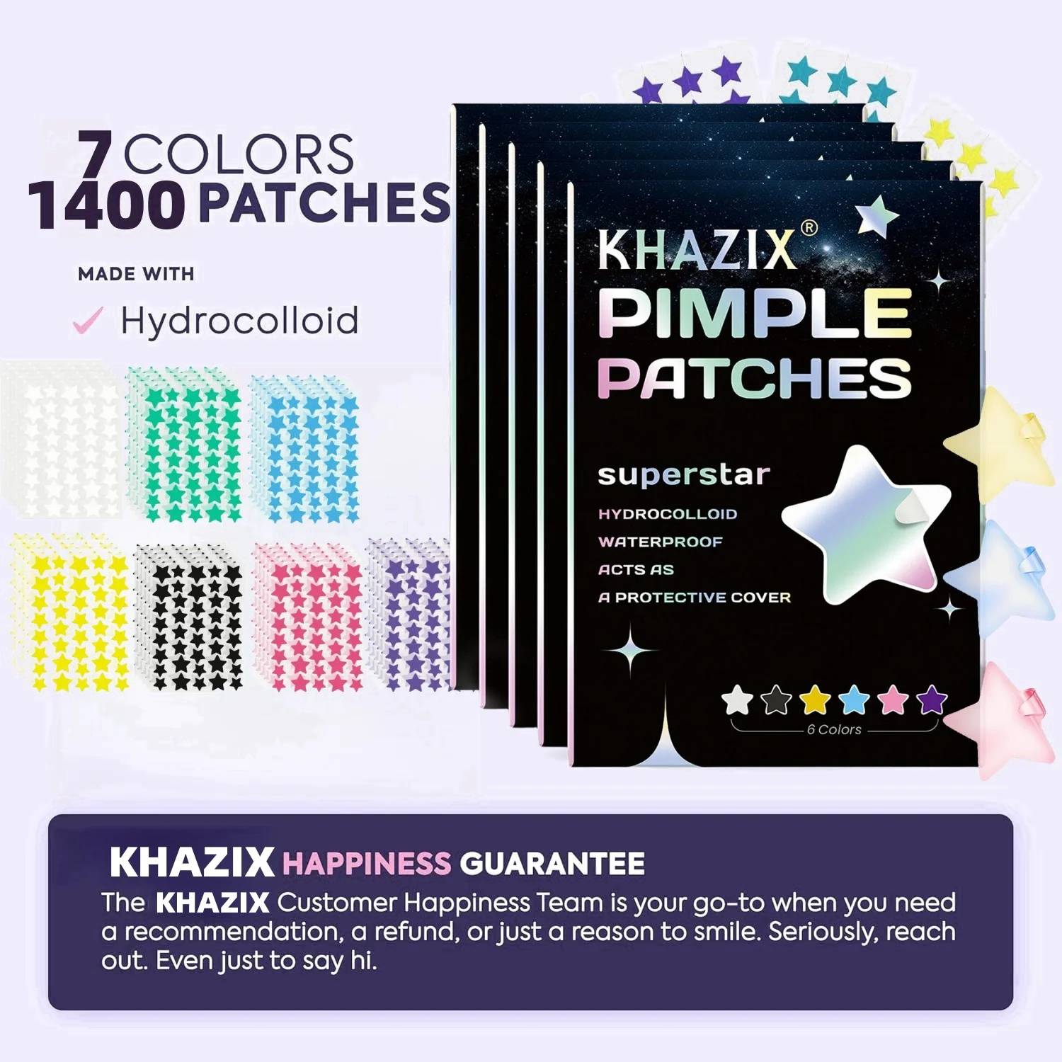 1400PCS Ultra-Thin Breathable Acne Patch for Face - Invisible Concealer Pimple Spot Treatment for All Skin Types - Image 3