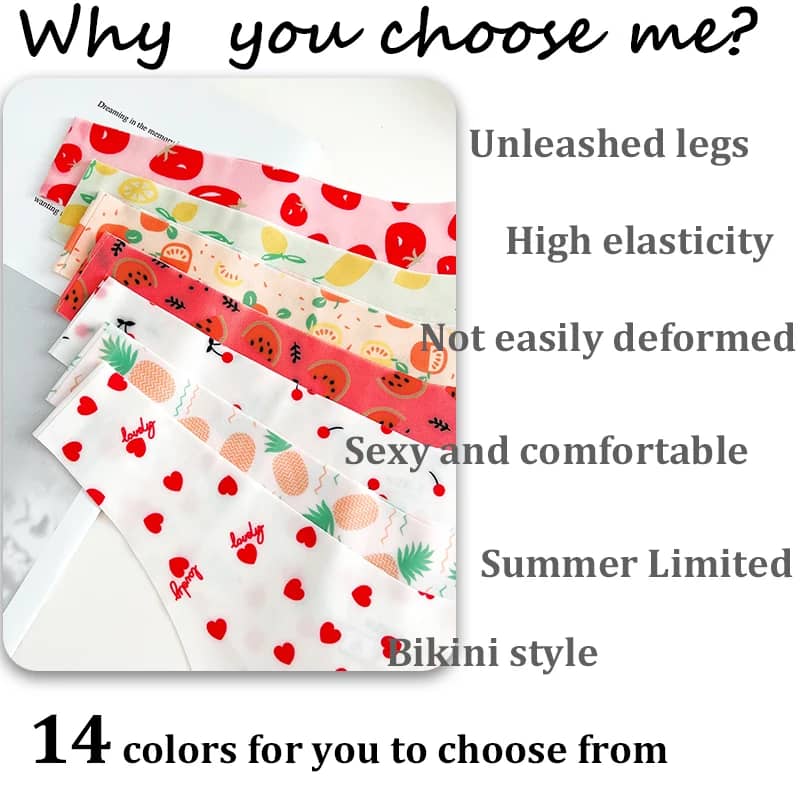 3PCS Sexy G-String Thongs for Women, Colorful Bikini Style T-Back Panties, Seamless Low Waist Intimates, Comfortable Lady Underwear - Image 5