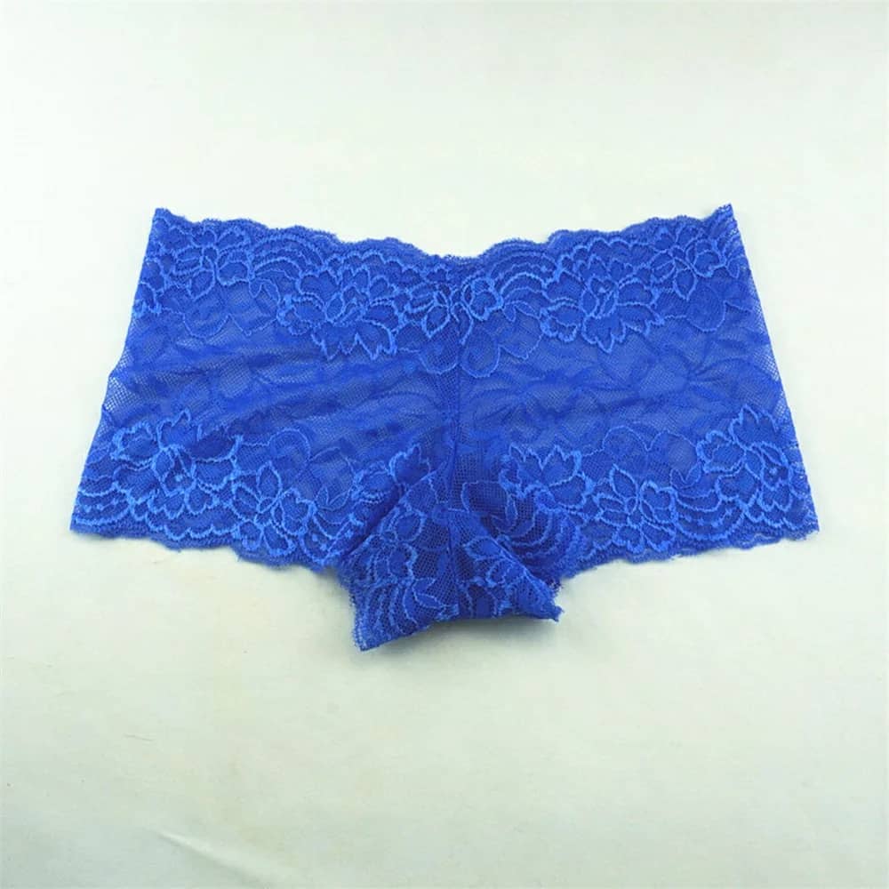 3pcs Women's Silk Boyshorts Transparent Panties Lingerie - Comfortable & Stylish Ladies Underwear Shorts (M-XXL) - Image 5