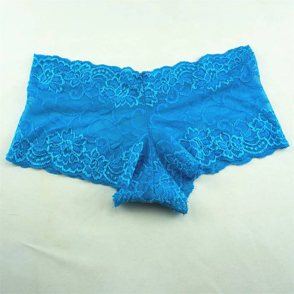3pcs Women's Silk Boyshorts Transparent Panties Lingerie - Comfortable & Stylish Ladies Underwear Shorts (M-XXL) - Image 4