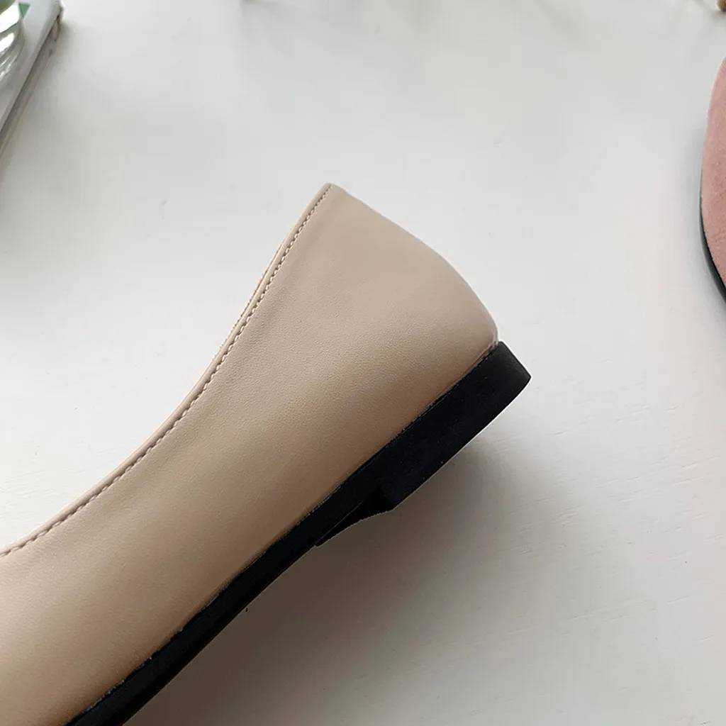 Women's Pointed Toe Ballet Flats - Comfortable Slip-On Loafers, Breathable Casual Shoes for Daily Wear, Work, and Leisure - Image 5