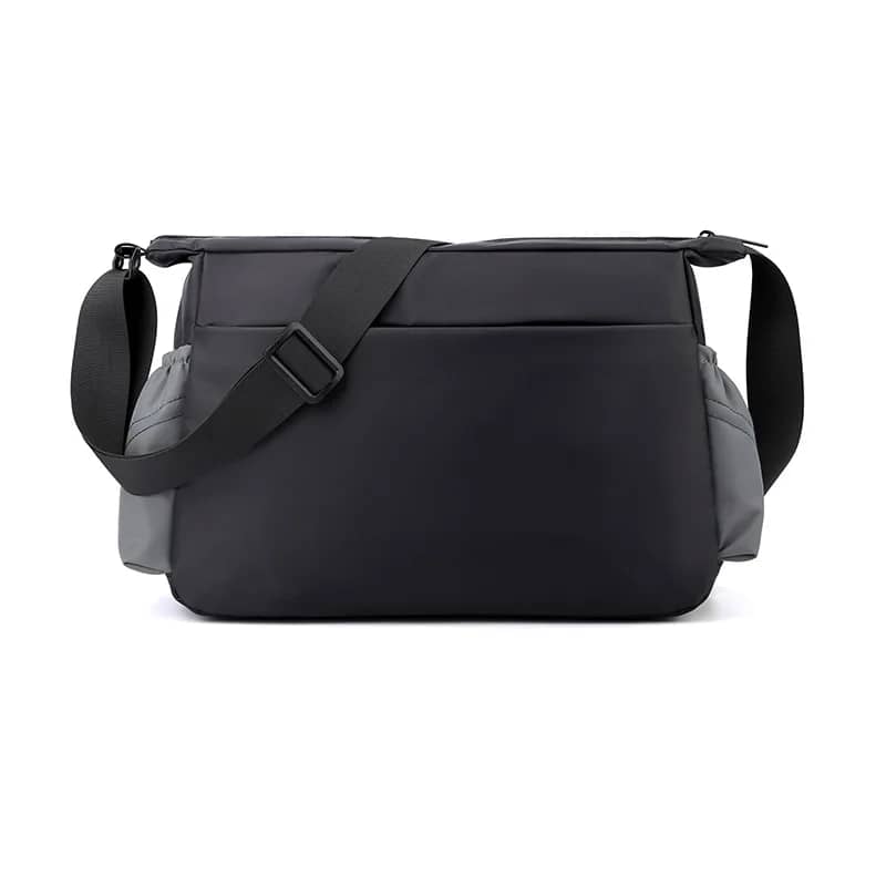 Men's Luxury Nylon Crossbody Messenger Bag - Multi-Layer Pocket Design, Large Capacity, Waterproof, Casual Fashion Shoulder Bag for Travel & Daily Use - Image 4