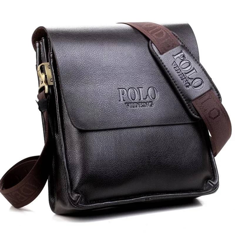 POLO Men's Vertical Business Crossbody Shoulder Bag - Casual & Professional Document Bag, 23x26x7cm - Image 5