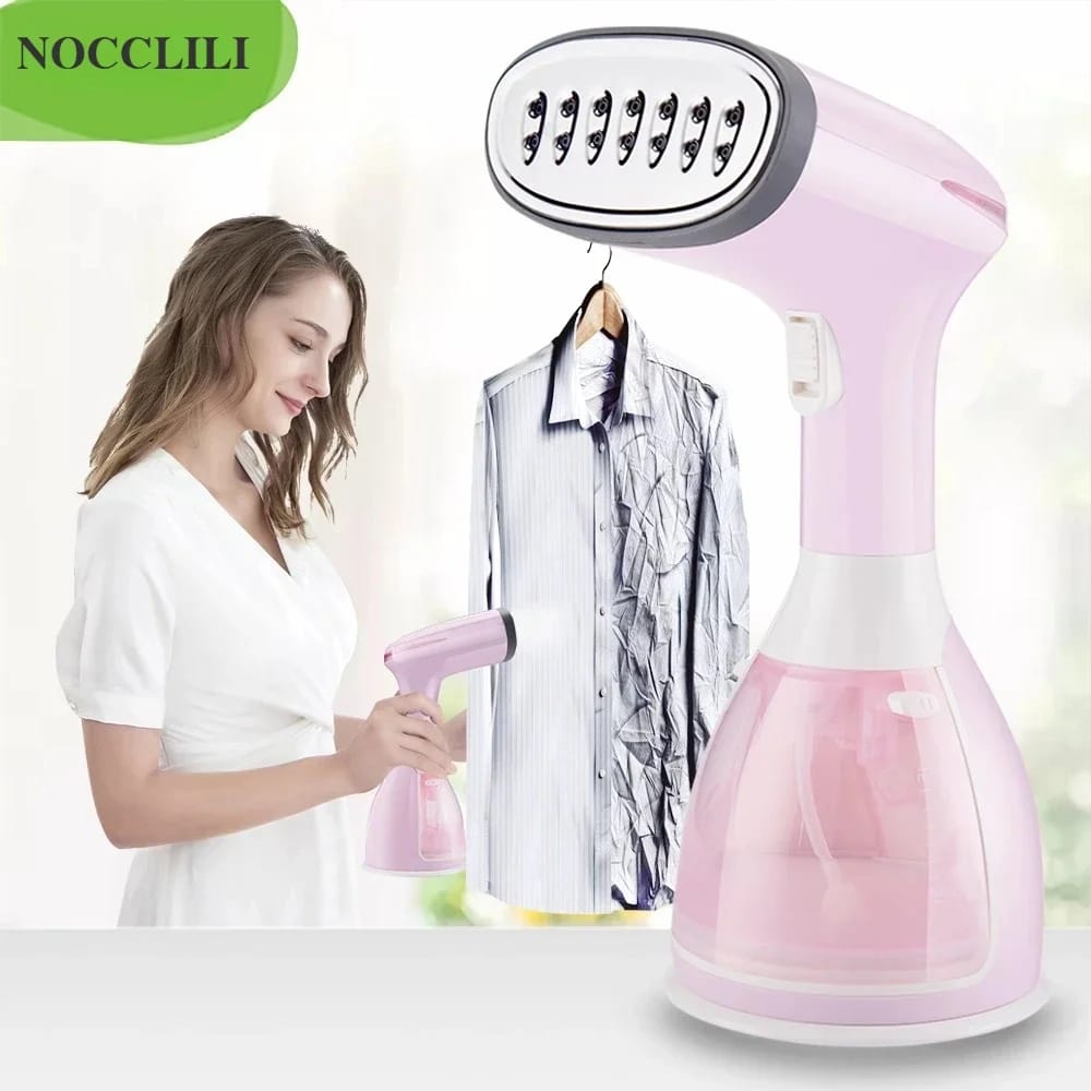 1500W Handheld Garment Steamer for Clothes - Portable 330ml Fabric Steam Iron Machine for Home & Travel Use, Quick Wrinkle Removal