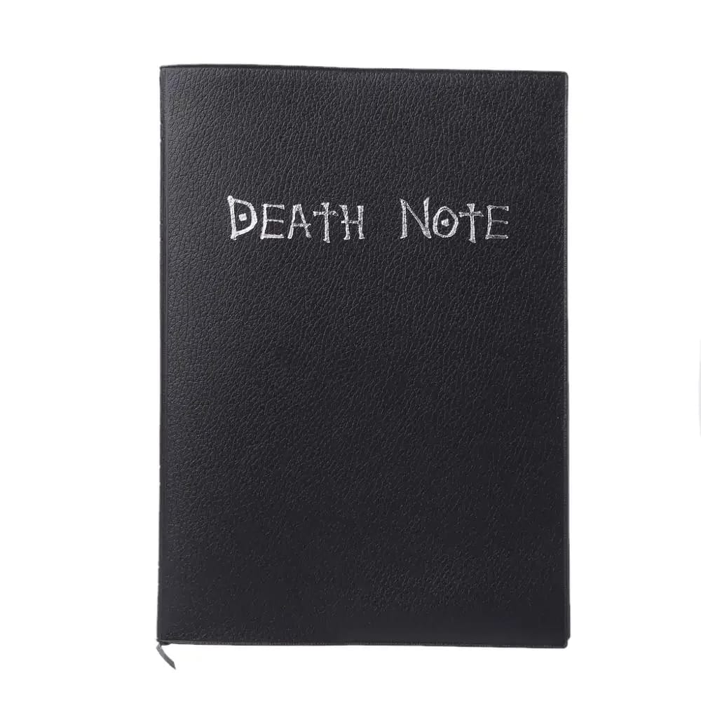 Death Note Collectible Anime Notebook - Large Faux Leather Journal Diary Planner for Fans & Cosplay, Ideal Stationery Prop