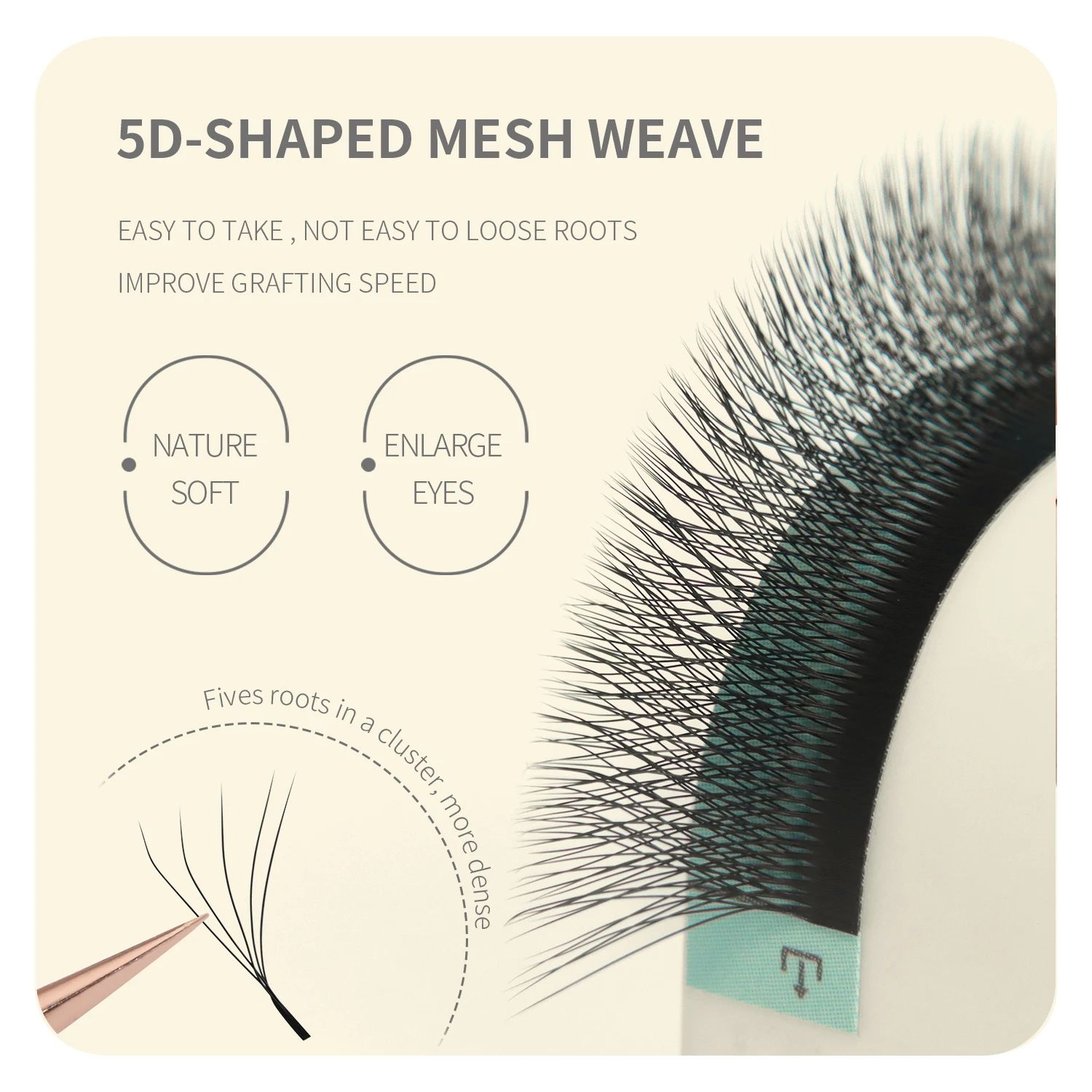 ANNAFRIS Premade Volume Fan YY 3D 4D 5D W-Shaped Eyelash Extensions - Natural Soft Full Dense Mink Lashes for Professional Salon Use thumbnail 6