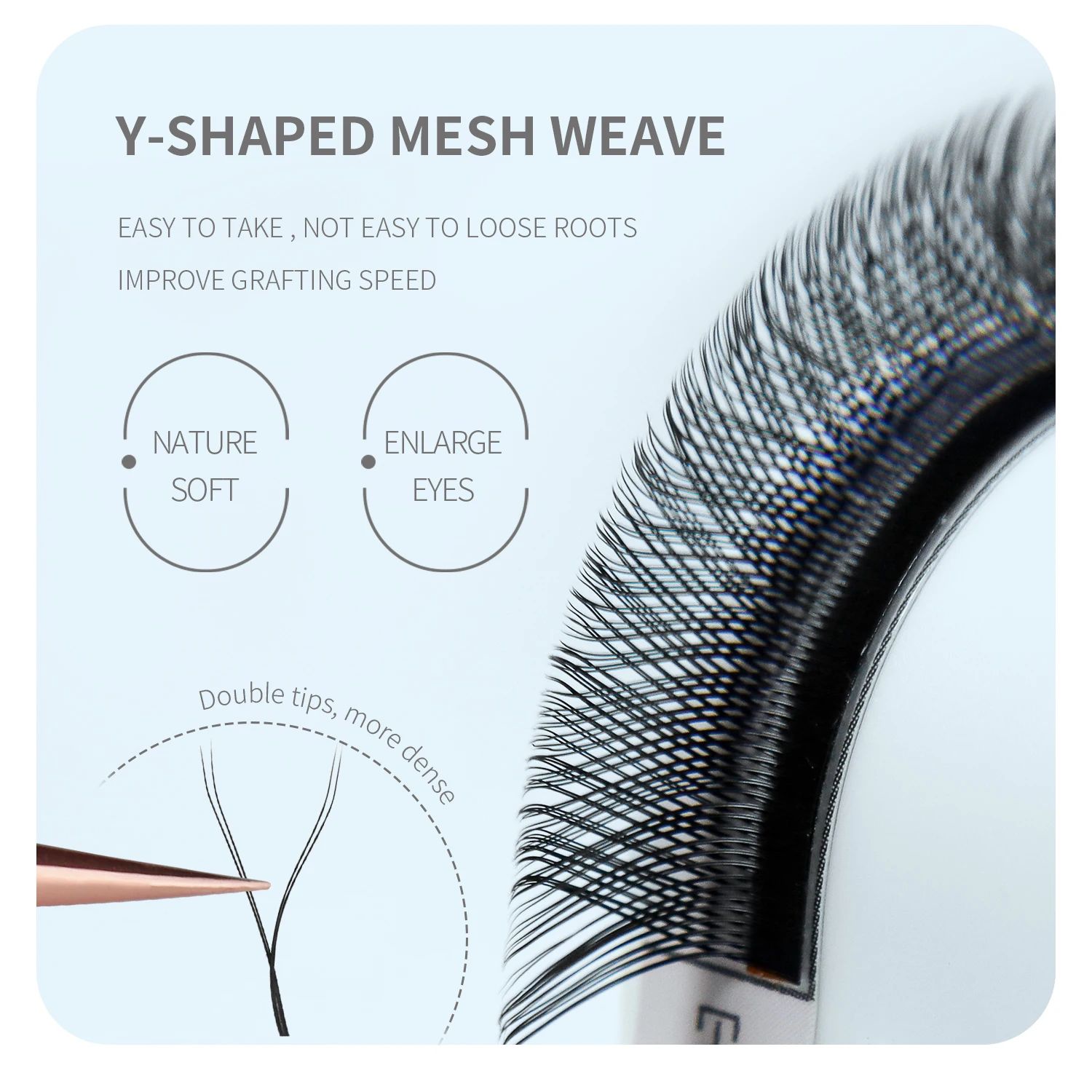 ANNAFRIS Premade Volume Fan YY 3D 4D 5D W-Shaped Eyelash Extensions - Natural Soft Full Dense Mink Lashes for Professional Salon Use thumbnail 3
