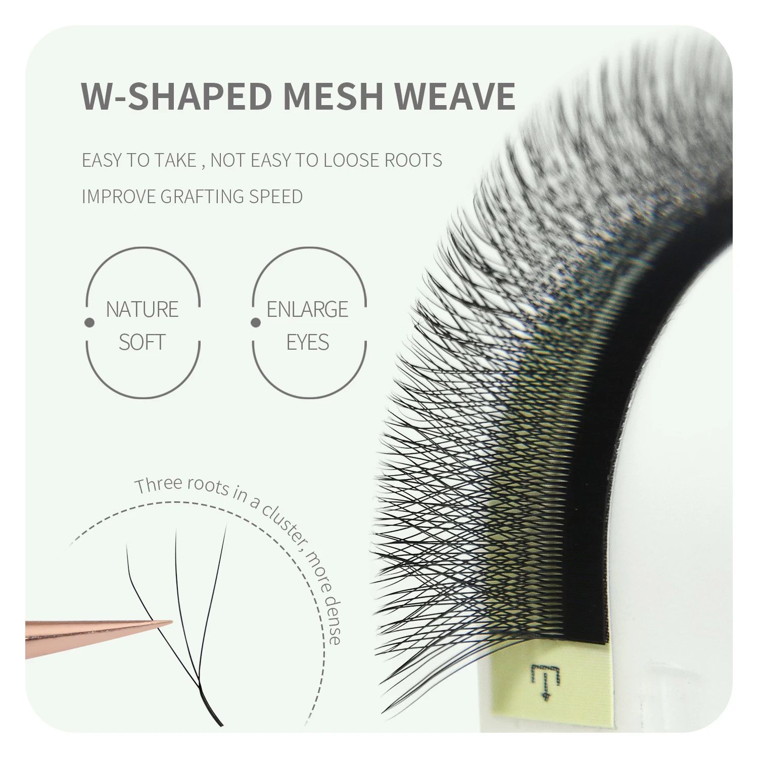 ANNAFRIS Premade Volume Fan YY 3D 4D 5D W-Shaped Eyelash Extensions - Natural Soft Full Dense Mink Lashes for Professional Salon Use thumbnail 4