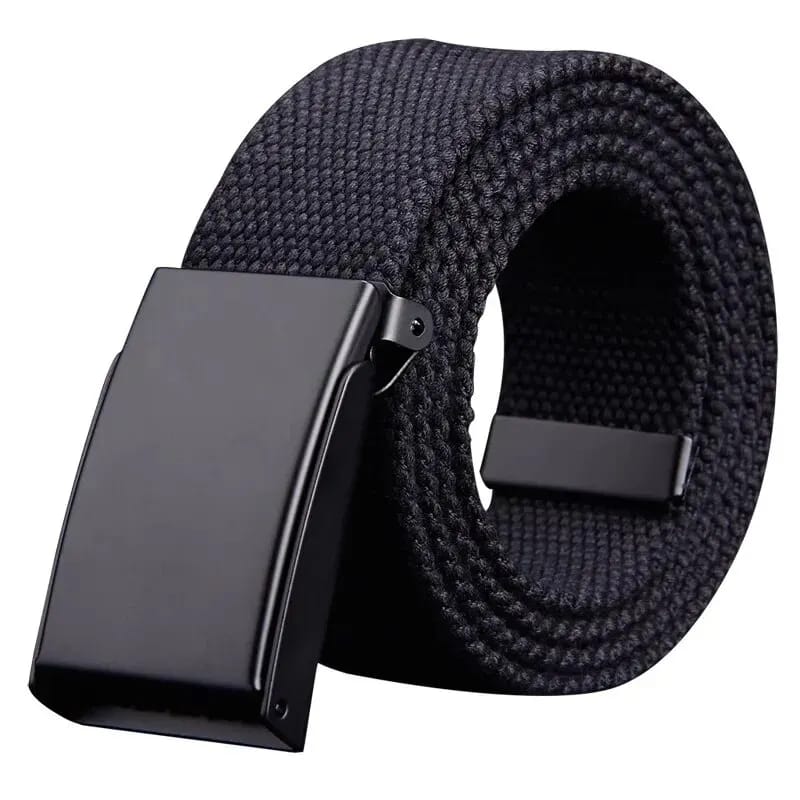 Men's & Women's Fashion Canvas Belt - Adjustable Breathable Outdoor Tactical Waist Belt for Jeans & Trousers thumbnail 1