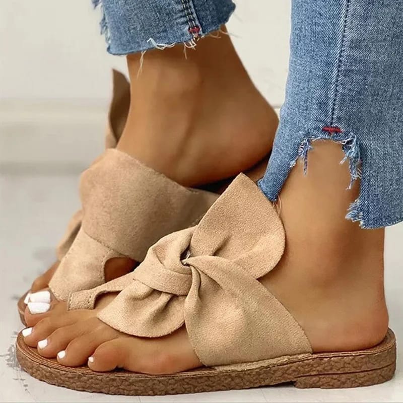 Women's Casual Summer Flat Sandals - Comfortable Beach Flip Flops for Ladies, Stylish Open-Toe Slides for Everyday Wear thumbnail 5