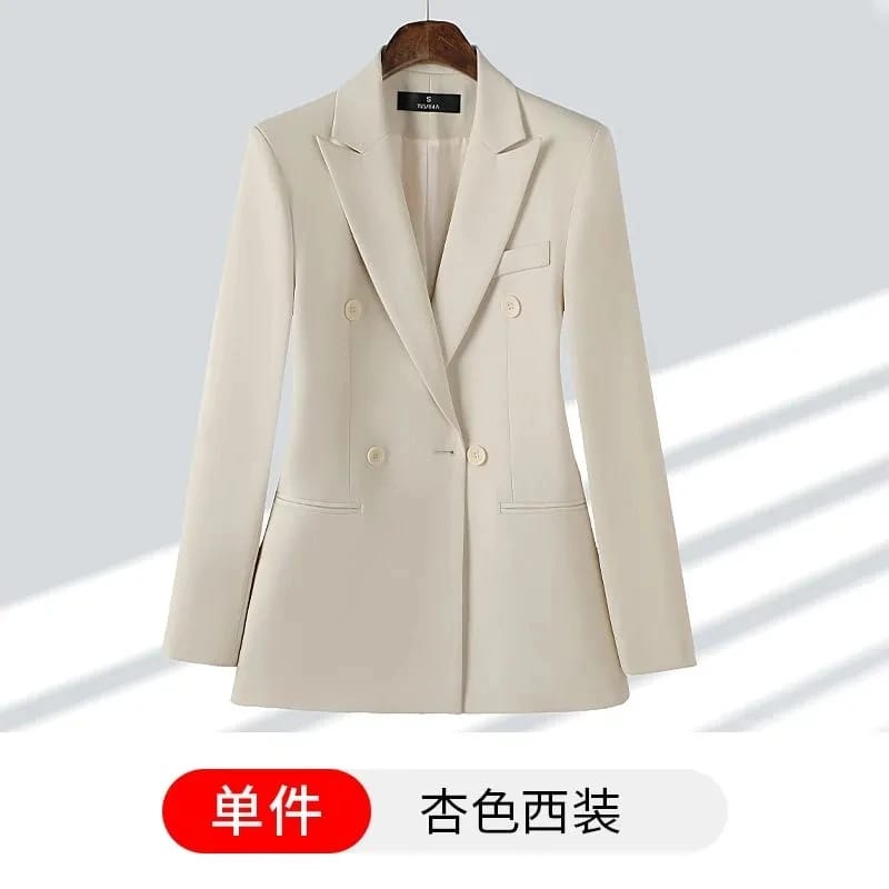 2025 Spring Autumn Women's Blazer Jacket - Temperament Joker Long-Sleeved Professional Lady Leisure Outerwear Coat for Versatile Style thumbnail 6