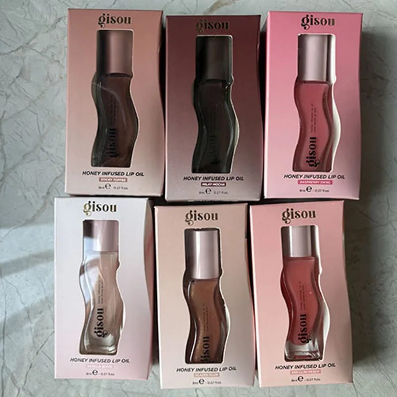 Gisou INS Popular Moisturizing Lip Balm Original Lip Oil for Lips, Plumping & Exfoliating Gloss - NEW Color thumbnail 3