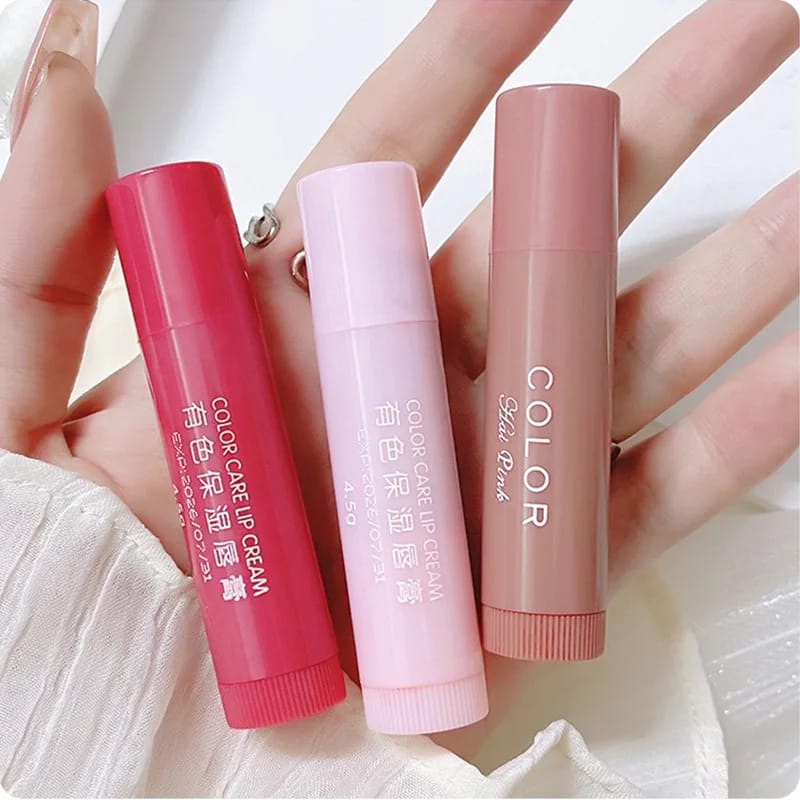 HAIPINK 3-Piece Tinted Moisturizing Lip Balm Set - Hydrating, Fade Lip Lines, Prevent Chapping, Natural Color for Daily Use thumbnail 2