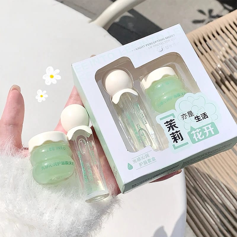 YPYP Zhencui Lip Care Set: Moisturizing Water Light Jelly Balm & Serum for Day & Night Use, Hydrating & Nourishing Formula for Women, 3.8g + 2.8ml thumbnail 5