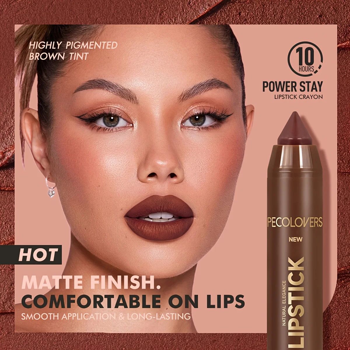 Velvet Matte Lip Liner Crayon Set - Waterproof Gradient Lipstick Pen for Contouring & Full Lip Makeup, Long-Lasting & Non-Sticky Formula, Mixed Color System thumbnail 5