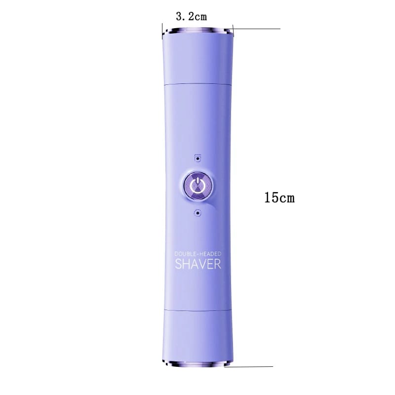 Rechargeable Electric Shaver for Women, Dual Head Bikini Trimmer, Wet & Dry Use, Cordless Personal Grooming Device thumbnail 6