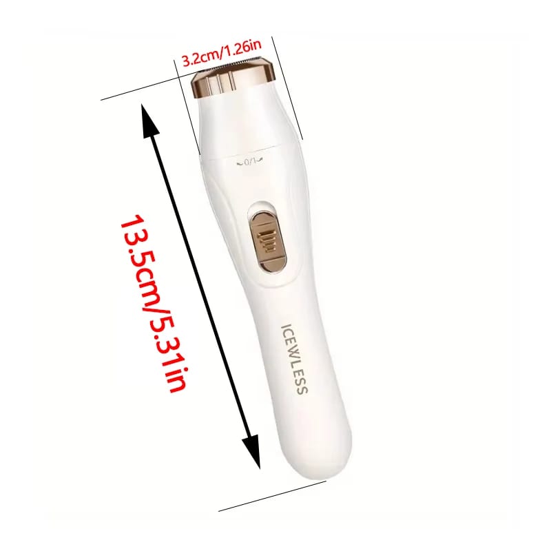 Women's Electric Shaver Waterproof Painless Hair Remover for Bikini, Body, Legs, Face, Underarms - Cordless & Rechargeable with Hypoallergenic Blades thumbnail 2