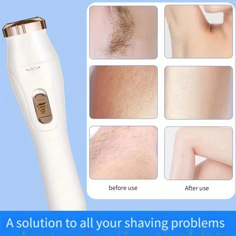 Women's Electric Shaver Waterproof Painless Hair Remover for Bikini, Body, Legs, Face, Underarms - Cordless & Rechargeable with Hypoallergenic Blades thumbnail 6
