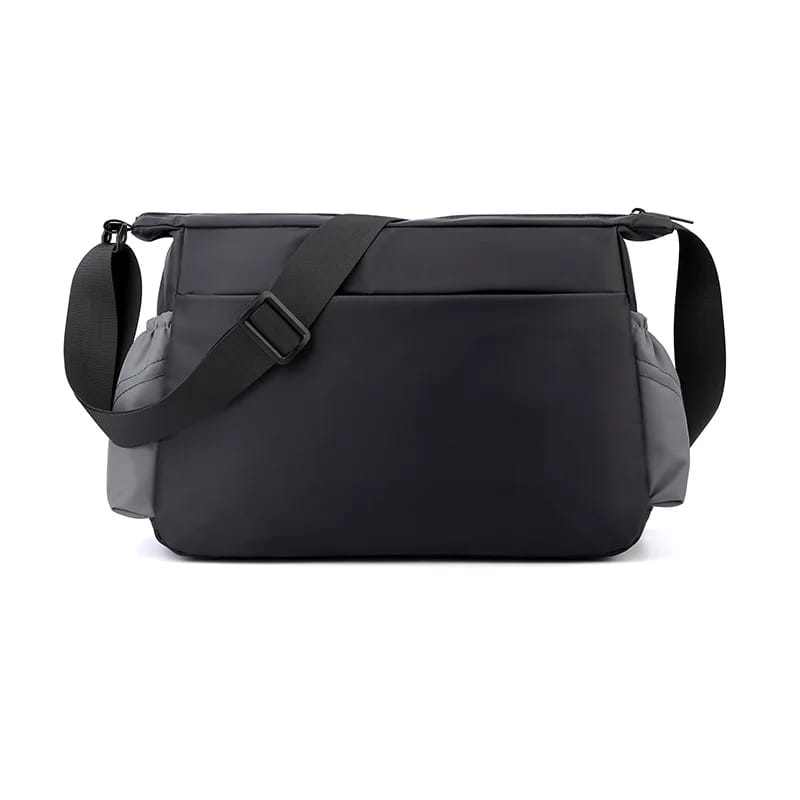 Men's Luxury Nylon Crossbody Messenger Bag - Multi-Layer Pocket Design, Large Capacity, Waterproof, Casual Fashion Shoulder Bag for Travel & Daily Use thumbnail 4