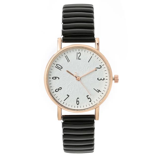 Women's Casual Stainless Steel Stretch Band Digital Watch - Simple Minimalist Design, Buckleless Strap, Dress & Sporty Style showcase 9