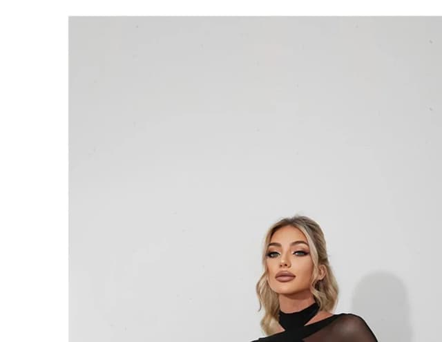 Women's Black Mesh Latin Dance Leotard Top with Conjoined Jumpsuit Design, Backless Style for Cha-cha, Samba, Rumba Training and Performance showcase 18