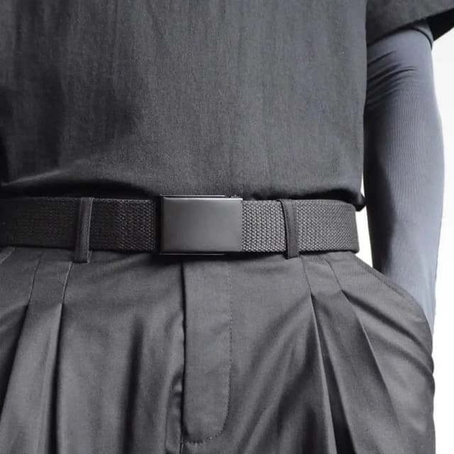 Men's & Women's Fashion Canvas Belt - Adjustable Breathable Outdoor Tactical Waist Belt for Jeans & Trousers showcase 2