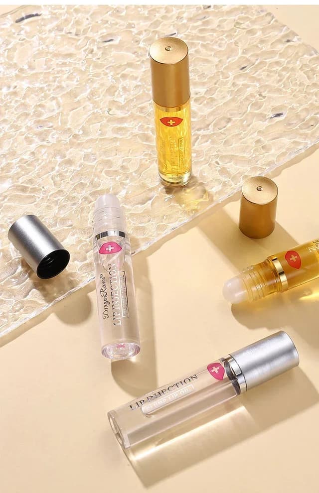 Instant Volumising Lip Plumper Oil Gloss Serum - Moisturizing Anti-Wrinkle & Dark Skin Remover for Fuller, Smoother Lips showcase 13