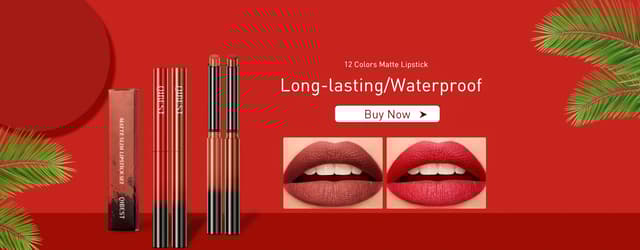 QIBEST 8 Colors Nude Watery Lip Gloss - Long-Lasting Liquid Lipstick, Sexy Red/Purple Lip Glaze, Non-Fading Tint for Women's Makeup showcase 2