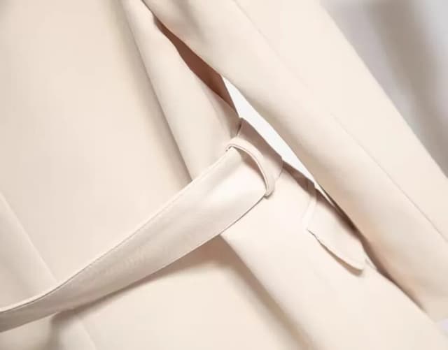 Women's Long Sleeve Lace-Up Blazer Top - Loose Fit Casual Office Wear, Korean Fashion Style for Spring & Autumn showcase 15