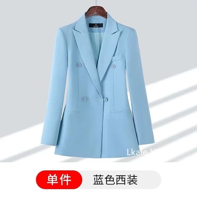 2025 Spring Autumn Women's Blazer Jacket - Temperament Joker Long-Sleeved Professional Lady Leisure Outerwear Coat for Versatile Style showcase 6