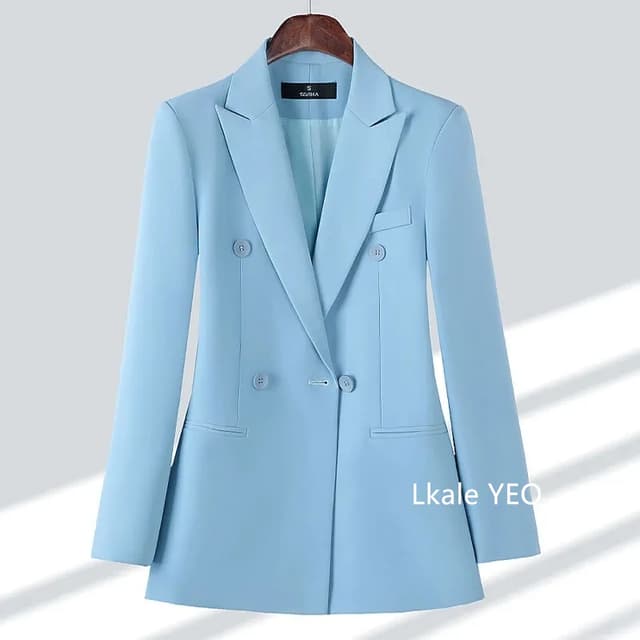 2025 Spring Autumn Women's Blazer Jacket - Temperament Joker Long-Sleeved Professional Lady Leisure Outerwear Coat for Versatile Style showcase 4